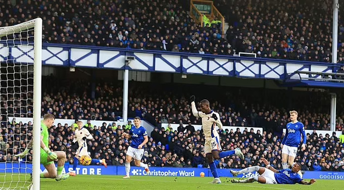 Thứ hạng của Chelsea gặp Everton